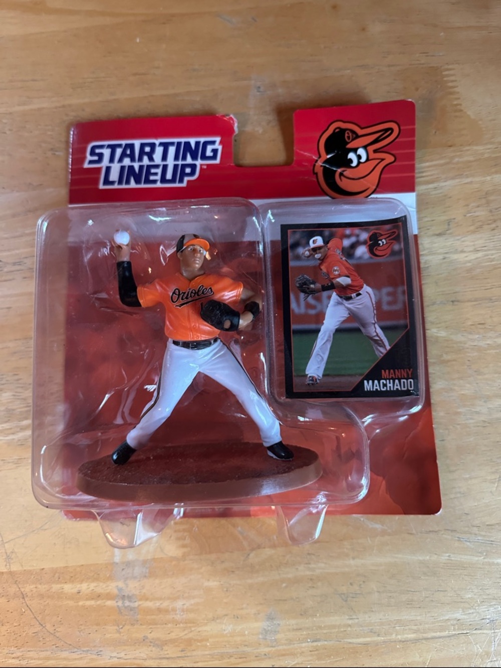 Starting Lineup Orange Orioles Player Figure & Card
